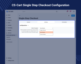 CS-Cart Single Step Checkout 