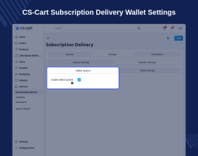 CS-Cart Subscription Delivery