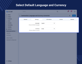 CS-Cart Geolocation Language and Currency Converter