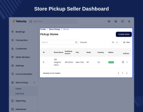 Bagisto Marketplace Store Pickup