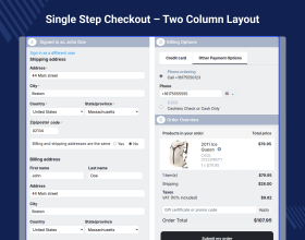 CS-Cart Single Step Checkout 
