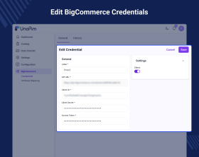 UnoPim BigCommerce Connector
