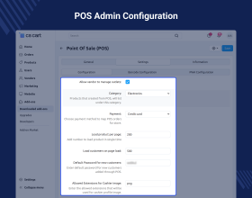 CS-Cart Point Of Sale System (POS)