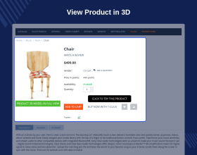 CS-Cart 3D Product Viewer