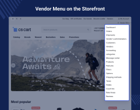 CS-Cart Multi-Vendor Bridge