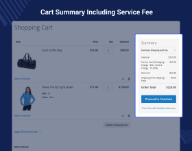 Magento 2 Service Fee