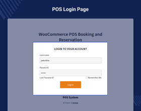 WooCommerce Booking Reservation POS