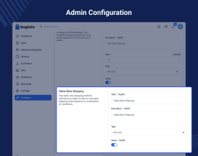 Laravel eCommerce Table Rate Shipping