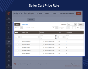 Magento 2 Seller Coupons Marketplace Add-on