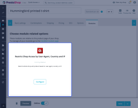 Prestashop Restrict Shop Access by Country, IP and User-Agent