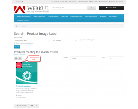 Opencart Product Label
