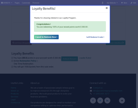 Odoo Website Loyalty Management