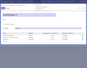 Odoo POS Sales Commission