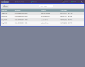 Odoo POS All Orders List