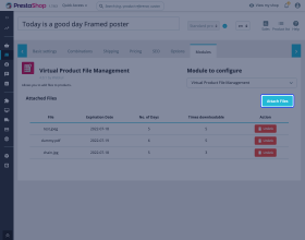 Prestashop Virtual File Manager