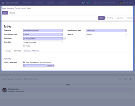 Odoo Appointment Management System