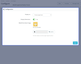 Prestashop WebAR (Augmented Reality) Product