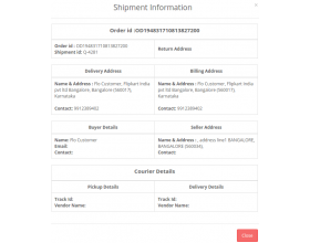 OpenCart Flipkart Connector
