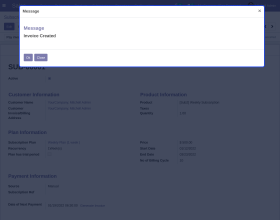 Odoo Subscription Management