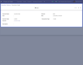 Odoo POS Coupons And Vouchers