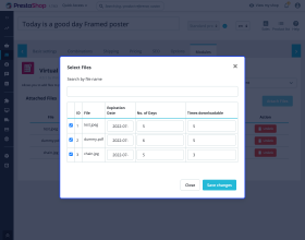 Prestashop Virtual File Manager