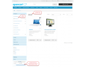 Opencart Product Catalog Filter