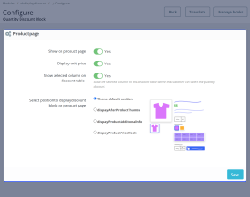 Prestashop Quantity Discount Block