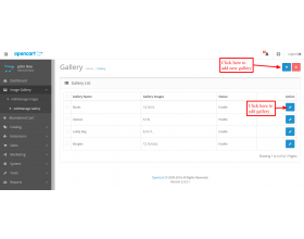 Opencart Image Gallery