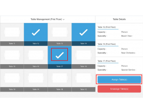 Restaurant Table Management for Shopify