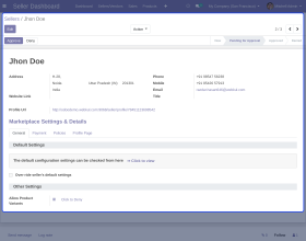 Odoo Marketplace Multi Step Vendor Signup