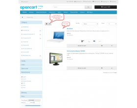 Opencart Product Catalog Filter