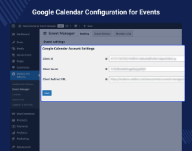 WooCommerce Event Manager plugin