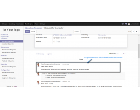 Odoo Equipment Allocations