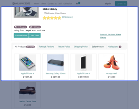 Odoo Marketplace Seller Collection Page