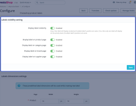 Prestashop Product Label | Product Sticker