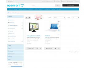 Opencart Product Catalog Filter