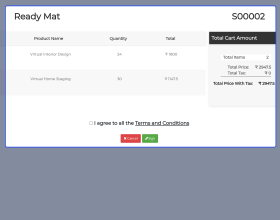 Odoo Order Signature Screen