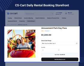CS-Cart Booking Reservation System