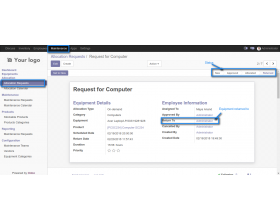 Odoo Equipment Allocations