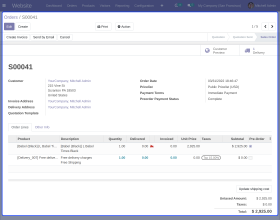 Odoo Website Pre-Order