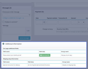 PrestaShop Checkout Custom Fields 