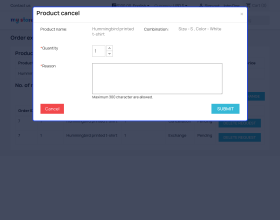 Prestashop Order Exchange/Cancellation