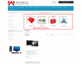 Opencart Image Gallery