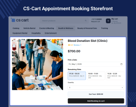 CS-Cart Booking Reservation System