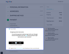 PrestaShop Square Payment Gateway