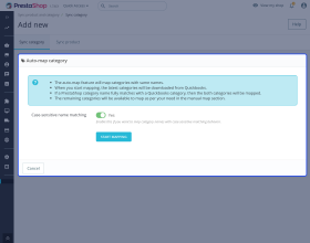 Prestashop QuickBooks Connector