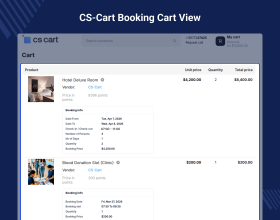 CS-Cart Booking Reservation System