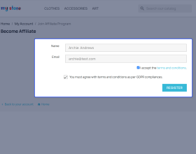 Prestashop Affiliate Program