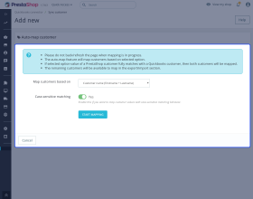 Prestashop QuickBooks Connector