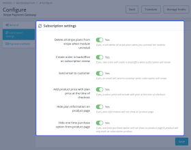 Prestashop Stripe Recurring Payment Gateway
